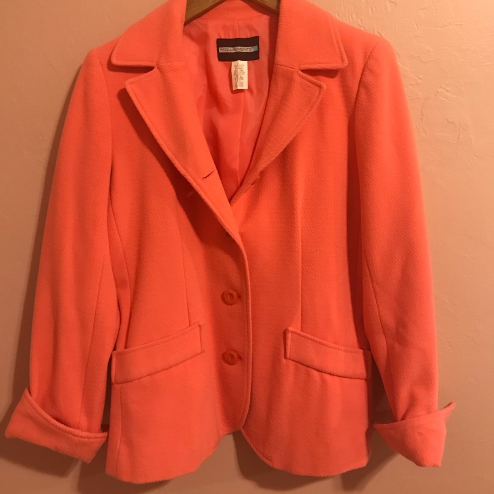 Coral winter coat